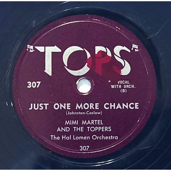 Pop 78 Bud Roman Mimi Martel - Domino / Just One More Chance on Tops V+ - Picture 4 of 5